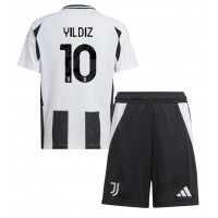 Dres Juventus Kenan Yildiz #10 Domáci pre deti 2024-25 Krátky Rukáv (+ trenírky)